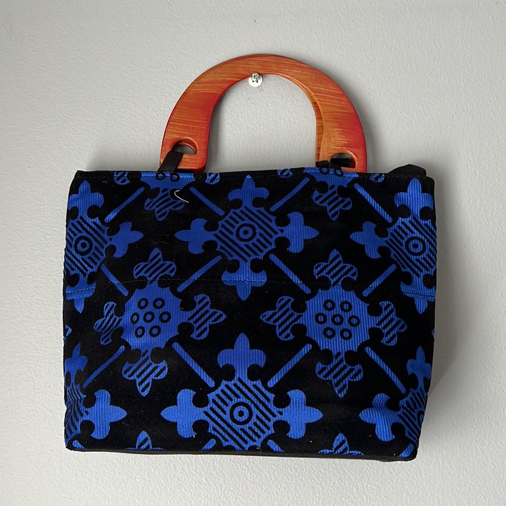 Blue cloth bag